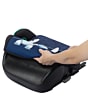 8104074020_2025_Bebeconfort_Disney_carseat_childbeltedbooster_MangaiFix_Blue_AuthenticStitch__3qrt1
